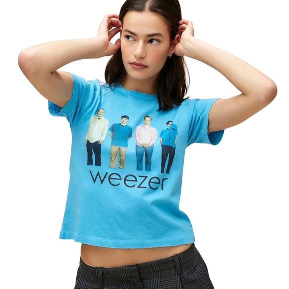 DAYDREAMER Weezer Blue Album Vintage Tee Size M New w/o Tag MSRP $88 - Picture 1 of 12